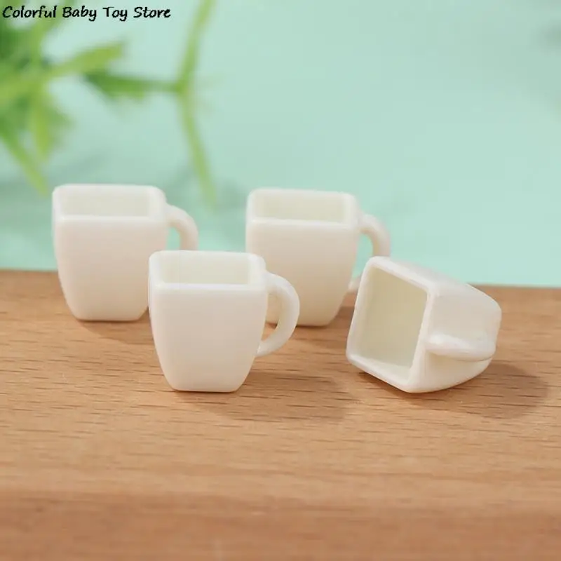 4Pcs 1:12 Dollhouse Miniature Cup White Square Cup Tea Cup Coffee Cup Home Kitchen Model Living Scene Decor Toy
4Pcs 1:12 Dollhouse Miniature Cup White Square Cup Tea Cup Coffee Cup Home Kitchen Model Living Scene Decor Toy
