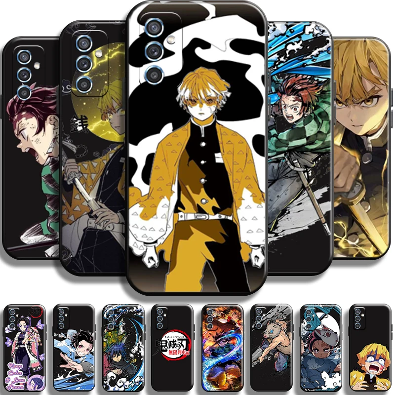 Demon Slayer Kamado Zenitsu For Samsung Galaxy M52 Phone Case Soft Coque Shell Cases Funda Shockproof TPU Cover Back
Demon Slayer Kamado Zenitsu For Samsung Galaxy M52 Phone Case Soft Coque Shell Cases Funda Shockproof TPU Cover Back