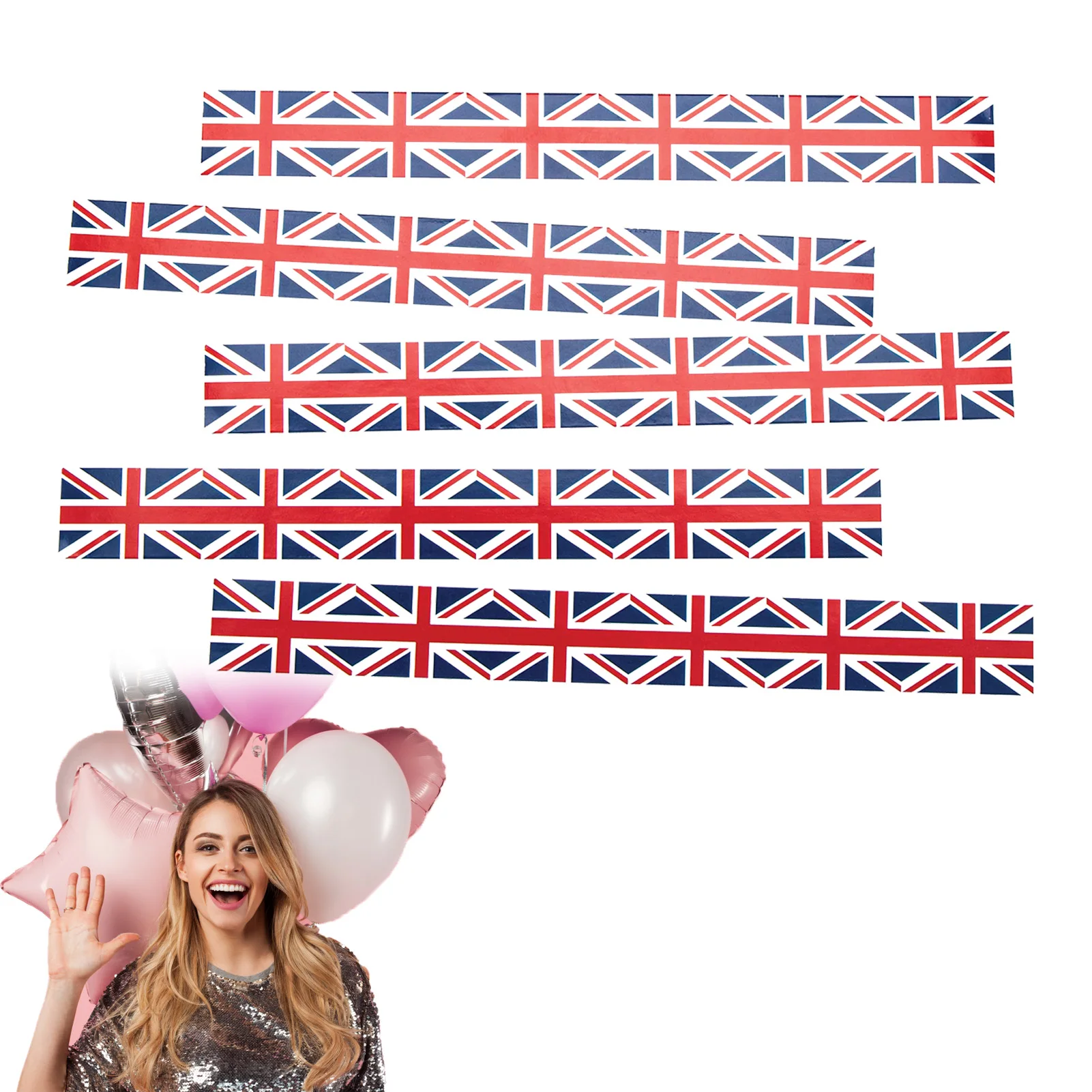 Бумажная цепочка Union Jack, самоклеящаяся Бумажная гирлянда из бумаги для вечерние, украшения для дома и улицы
Бумажная цепочка Union Jack, самоклеящаяся Бумажная гирлянда из бумаги для вечерние, украшения для дома и улицы