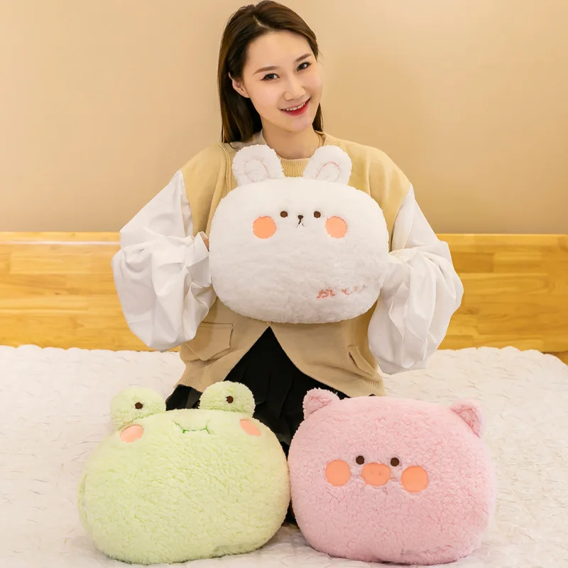 Cute Warm Hand Pillow Plush Rabbit Girl Piggy Nap Pillow Gift Cartoon Animals Cushions Pillows Hugs Toys Hand Warm
Cute Warm Hand Pillow Plush Rabbit Girl Piggy Nap Pillow Gift Cartoon Animals Cushions Pillows Hugs Toys Hand Warm