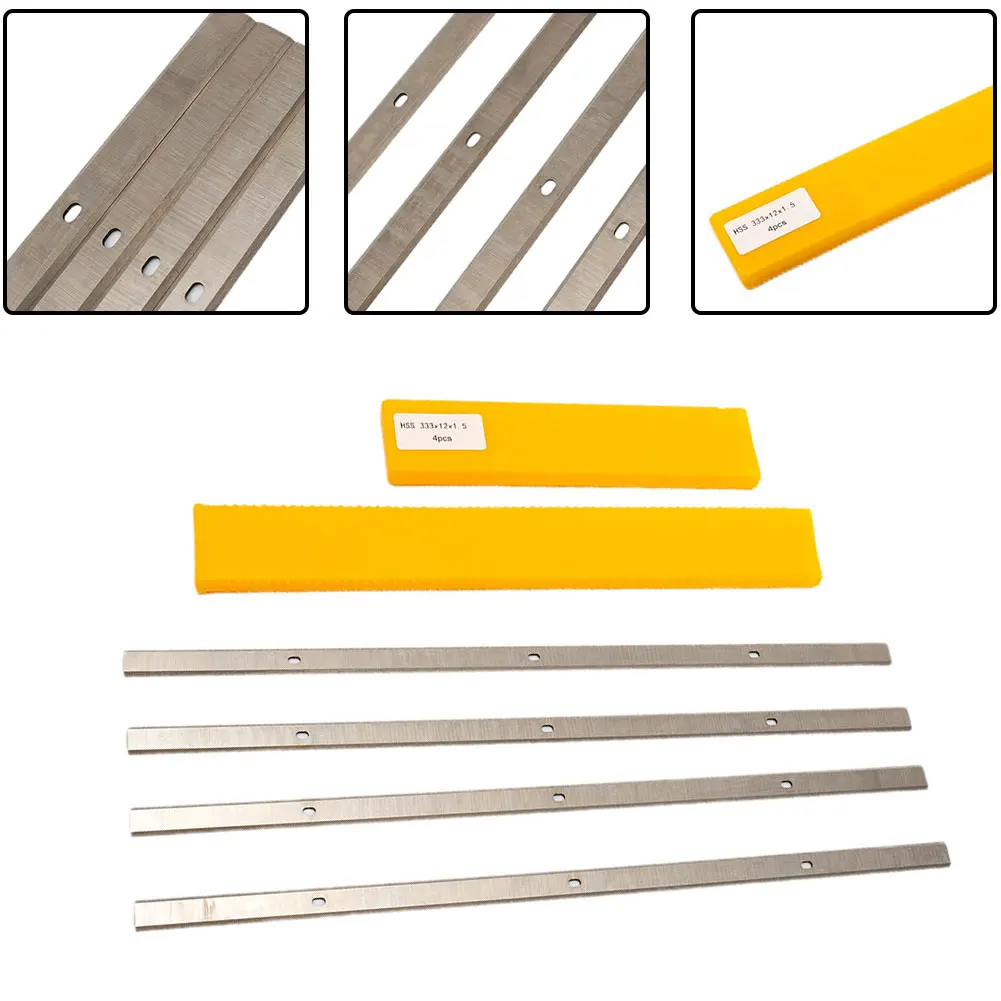 Essential Tool for Woodworking 4PC High Speed Steel Planer Blades 13 Inch Double Edge Set for Metabo DH330 DH316
Essential Tool for Woodworking 4PC High Speed Steel Planer Blades 13 Inch Double Edge Set for Metabo DH330 DH316