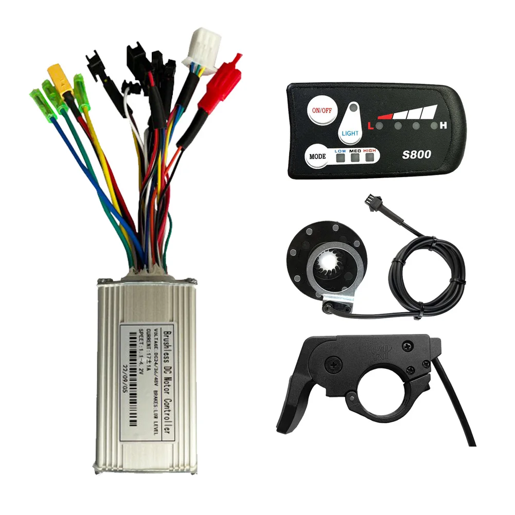 36/48V 17A Sine Wave Controller S800 Display Throttle 8 PAS Kit For E-Bike MTB E-scooter Battery Modification Controller Set
36/48V 17A Sine Wave Controller S800 Display Throttle 8 PAS Kit For E-Bike MTB E-scooter Battery Modification Controller Set