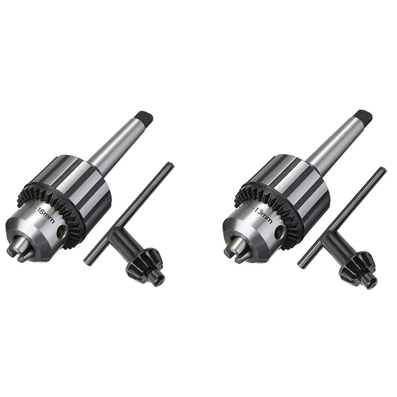 Heavy Duty Drill Chuck Capacity with MT2 Morse Taper 2 Tool Holder and K32 Key 
Heavy Duty Drill Chuck Capacity with MT2 Morse Taper 2 Tool Holder and K32 Key