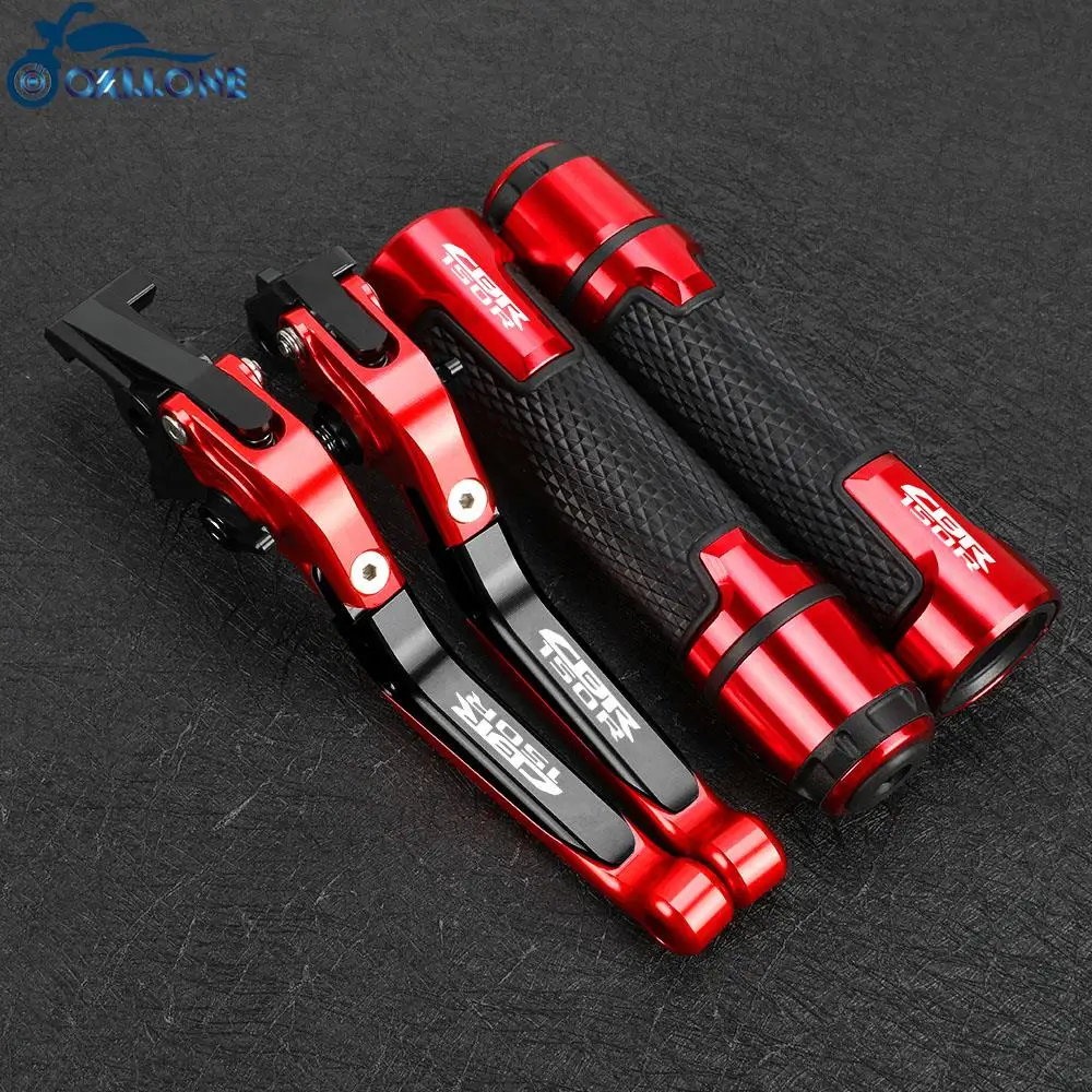 FOR HONDA CBR150R CBR 150R CBR150 R 2011-2020 2019 Motorcycle Accessories CNC Adjustable Clutch Brake Lever Handlebar grips ends 
FOR HONDA CBR150R CBR 150R CBR150 R 2011-2020 2019 Motorcycle Accessories CNC Adjustable Clutch Brake Lever Handlebar grips ends