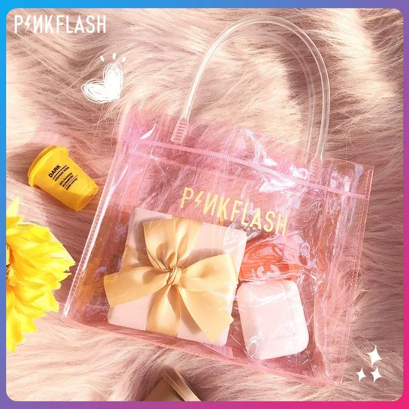 PINKFLASH Сумочка, Подарочная сумка из ПВХ, женская косметичка для хранения, простой дизайн, Розовая прозрачная сумка, женская сумочка
PINKFLASH Сумочка, Подарочная сумка из ПВХ, женская косметичка для хранения, простой дизайн, Розовая прозрачная сумка, женская сумочка