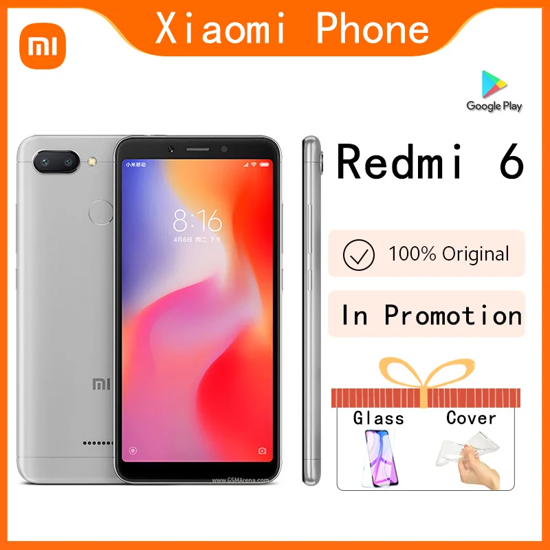 Смартфон Xiaomi Redmi 6 4 + 64 ГБ Android | Мобильные телефоны и аксессуары
