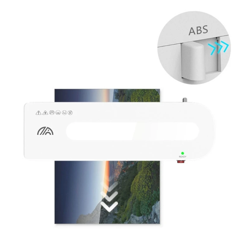 

Ламинатор A4 для дома, устройство для ламинирования, прохождение склеивания 2 минут, скорость передачи клея 320 мм/мин, для A4 2R 3R A7 A6 A5 A7, офиса