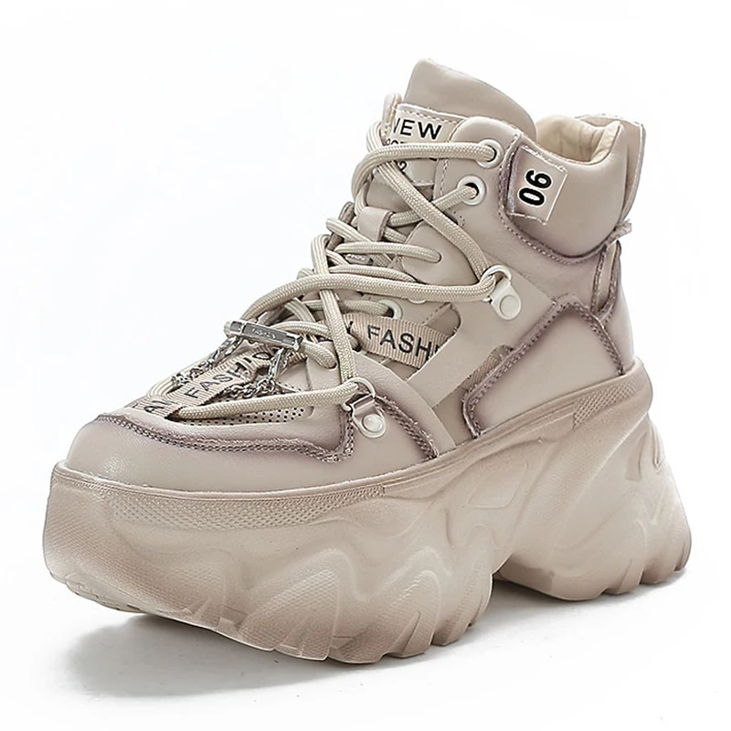 Casual Sneakers Women Trends 2023 New Spring Luxury Genuine Leather Ankle Boots High-top Retro High Platform Shoes For Women
Casual Sneakers Women Trends 2023 New Spring Luxury Genuine Leather Ankle Boots High-top Retro High Platform Shoes For Women