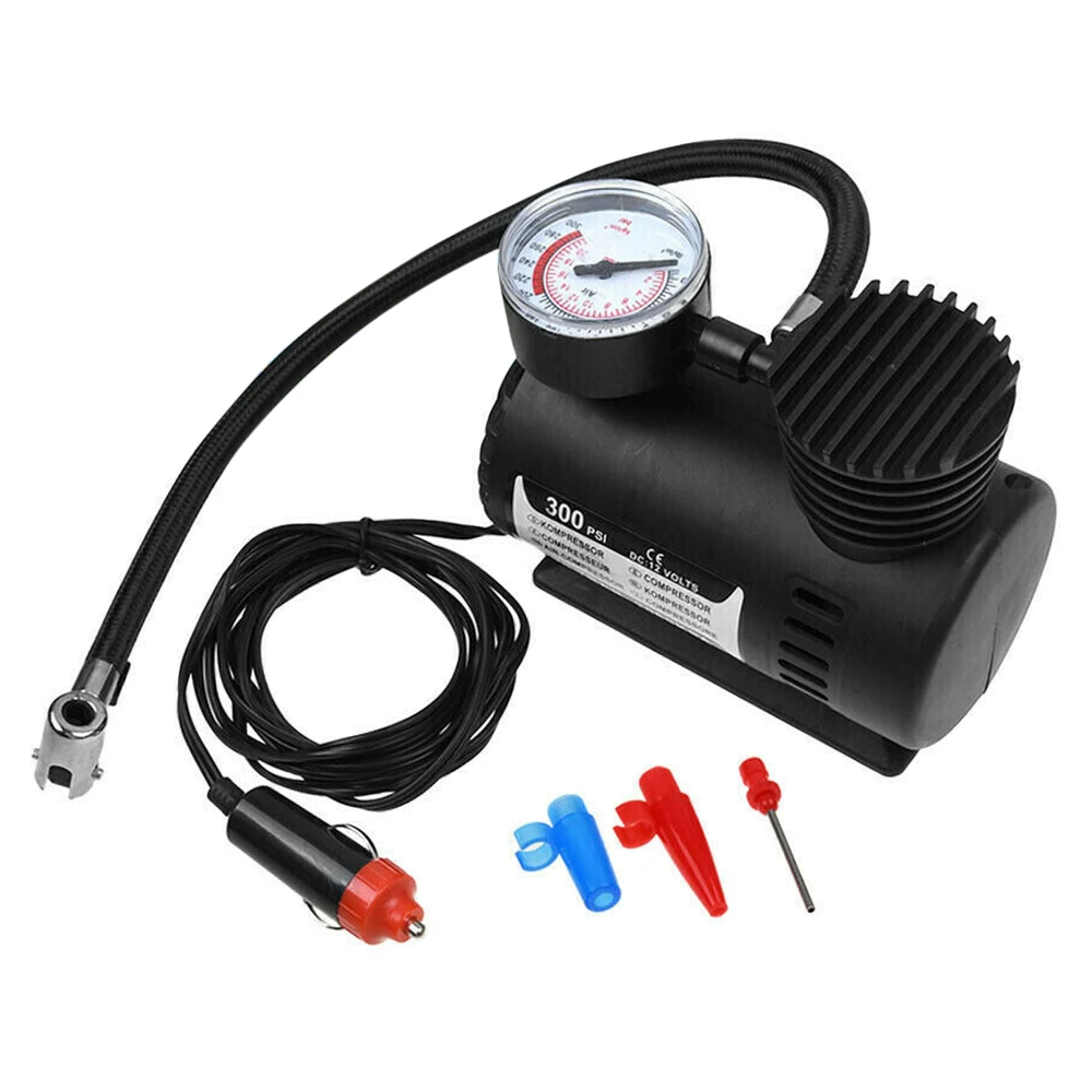 12V 300PSI Auto Car Electric Tire Air Inflator Pump Portable Air Compressor Black
12V 300PSI Auto Car Electric Tire Air Inflator Pump Portable Air Compressor Black