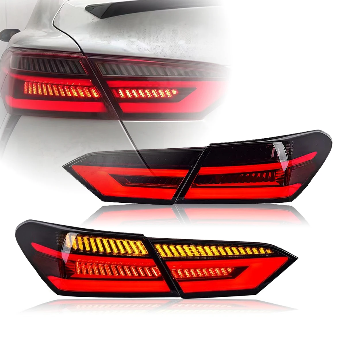 

LED Taillights Assembly For Toyota Camry 8th Gen 2018-2022 Car Light Rear Tail Lamps DRL Start-up Dynamic Lights Turn Signal