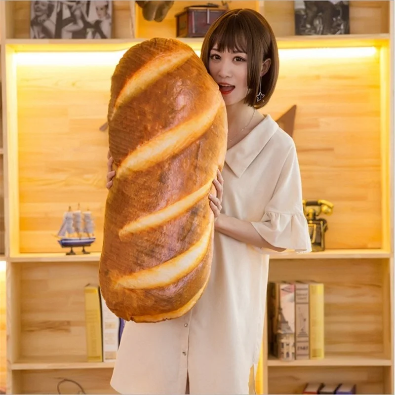 100CM Simulation Food Pillow Real Style Bread Toy 3D Plush Pillow Artificial Simulation Bread 3D Waist Cushion Throw Pillow
100CM Simulation Food Pillow Real Style Bread Toy 3D Plush Pillow Artificial Simulation Bread 3D Waist Cushion Throw Pillow
