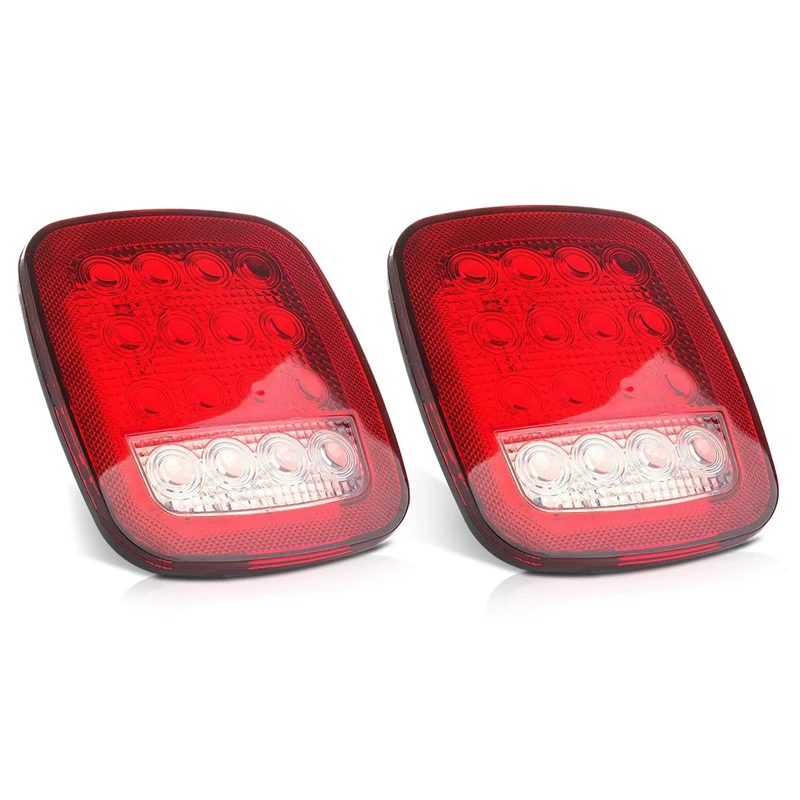 Universal 16 LED Stop Tail Turn Signal Backup Reverse Brake Red/White For Wrangler YJ TJ JK CJ Truck Trailer Boat RV
Universal 16 LED Stop Tail Turn Signal Backup Reverse Brake Red/White For Wrangler YJ TJ JK CJ Truck Trailer Boat RV