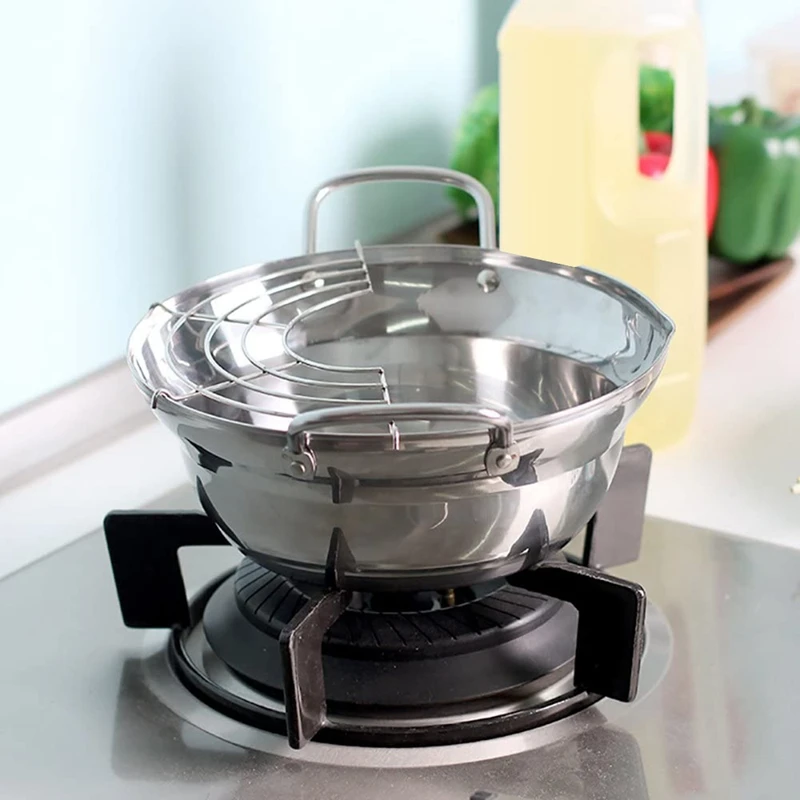 Stainless Steel Fryer, Mini Fryer With Drain
Stainless Steel Fryer, Mini Fryer With Drain