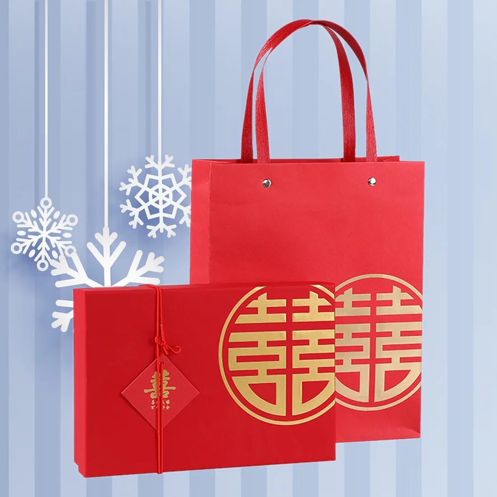 Box Gift Bags Chinese Wedding Red Paper New Year Present Candy Party Festival Boxes Bag Holiday Lunar Favor Closure Kraft Handle
Box Gift Bags Chinese Wedding Red Paper New Year Present Candy Party Festival Boxes Bag Holiday Lunar Favor Closure Kraft Handle