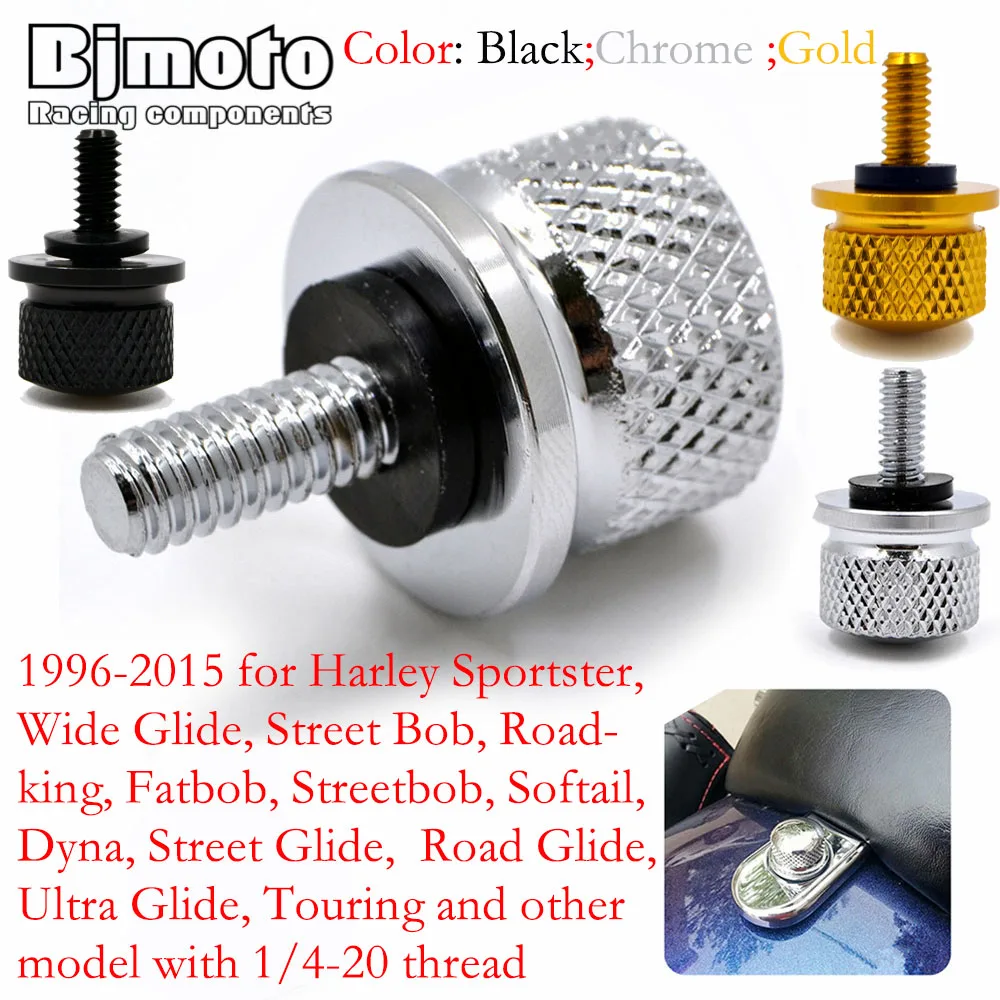 For Davidson Sportster Dyna 1996-2015 Street Bob Motorcross 1/4-20 screw Rear Seat Bolt Screw Nut
For Davidson Sportster Dyna 1996-2015 Street Bob Motorcross 1/4-20 screw Rear Seat Bolt Screw Nut