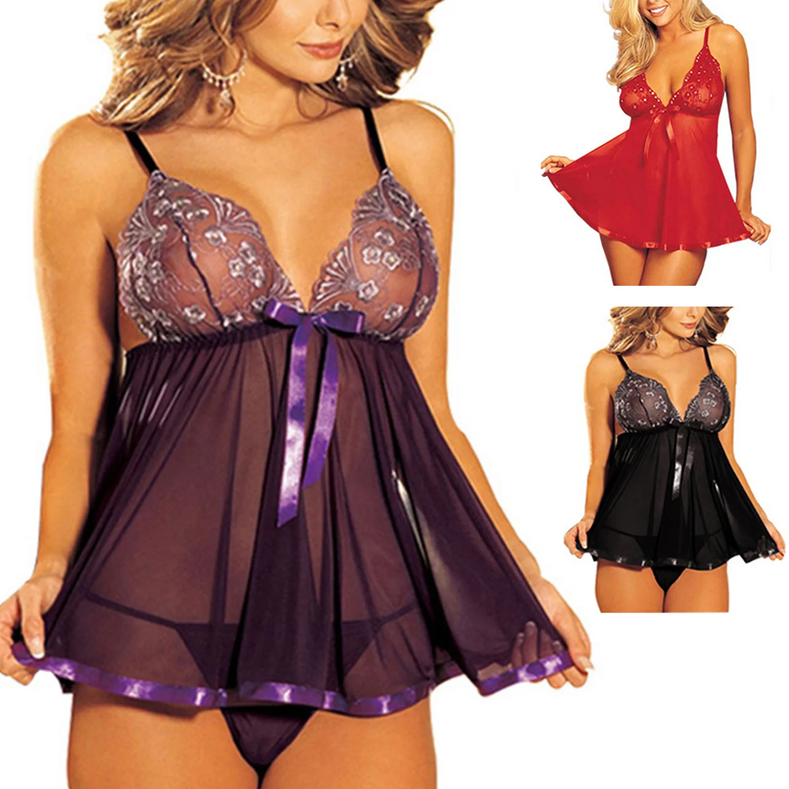 Sexy Women Pajamas Sleepwear See-through Design Body Shape Enhancement for Hot Night Honeymoon Wear
Sexy Women Pajamas Sleepwear See-through Design Body Shape Enhancement for Hot Night Honeymoon Wear