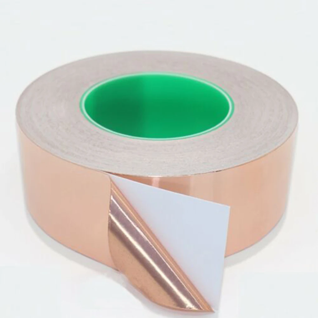 Double Sided Trimmable Copper Foil Tape Anti-interference Shielding Conductive Self Adhesive Tapes Repair Tool 3mm
Double Sided Trimmable Copper Foil Tape Anti-interference Shielding Conductive Self Adhesive Tapes Repair Tool 3mm