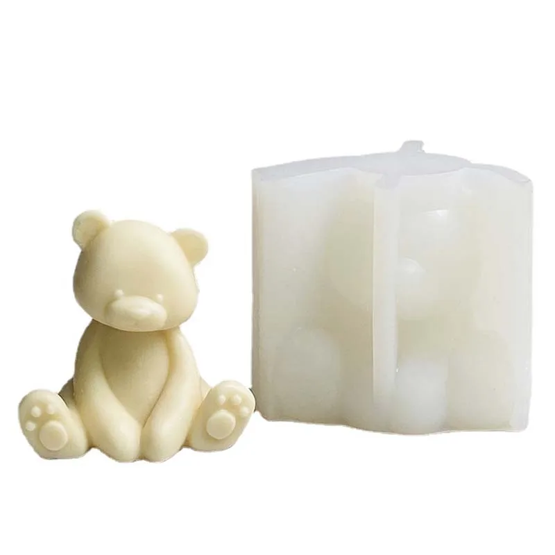 3D большая искусственная силиконовая форма, сидячий медведь, поделка, свеча, штукатурка, полимерная декоративная форма, форма для свечей 
3D большая искусственная силиконовая форма, сидячий медведь, поделка, свеча, штукатурка, полимерная декоративная форма, форма для свечей