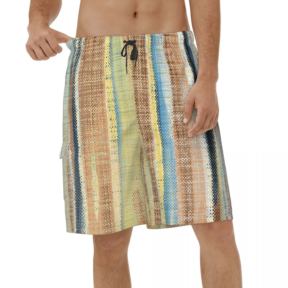 Linen Striped Pattern Men 3D Printed Beach Shorts Running Swimwear Vacation Stripes Swimsuits Male Quick Dry Board Shorts
Linen Striped Pattern Men 3D Printed Beach Shorts Running Swimwear Vacation Stripes Swimsuits Male Quick Dry Board Shorts