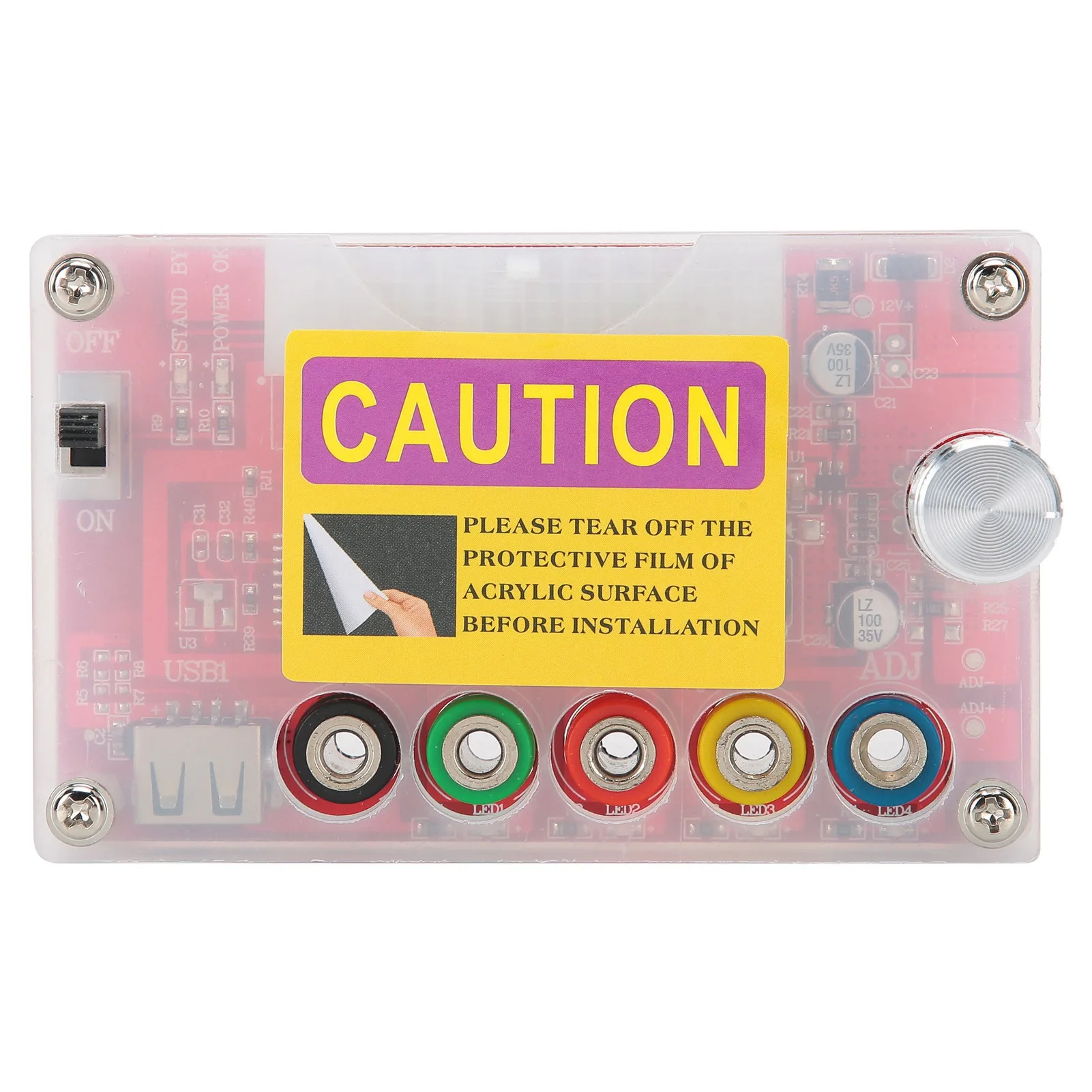 ATX Power Supply Breakout Board for MCU Electronic Component Adjustable Voltage Knob 24Pin
ATX Power Supply Breakout Board for MCU Electronic Component Adjustable Voltage Knob 24Pin