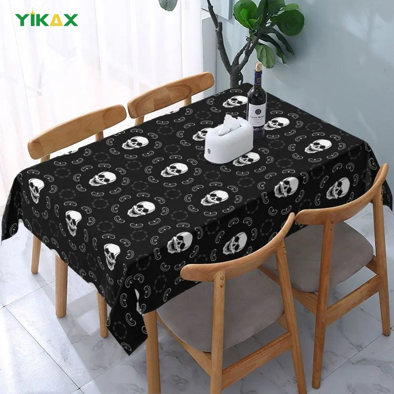 Halloween Skull Mandala Tablecloth Rectangular 100% Polyester Dust Proof Kitchen Coffee Table Living Room Decoration 40x70cm
Halloween Skull Mandala Tablecloth Rectangular 100% Polyester Dust Proof Kitchen Coffee Table Living Room Decoration 40x70cm