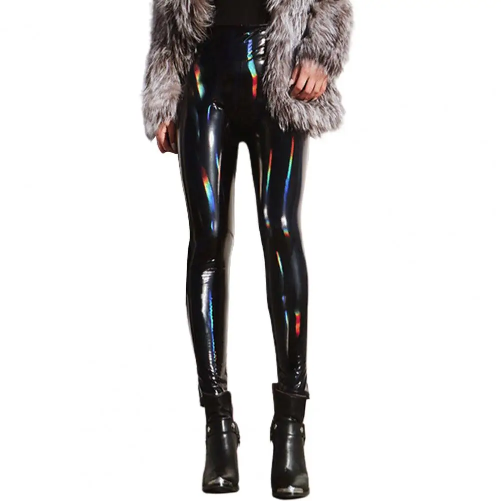 Sexy Mirror PU Shiny Leather Pants Women's Elastic High Waist Pants Shinny Slim Pencil Trousers Sexy Nightclub Leather Pants
Sexy Mirror PU Shiny Leather Pants Women's Elastic High Waist Pants Shinny Slim Pencil Trousers Sexy Nightclub Leather Pants