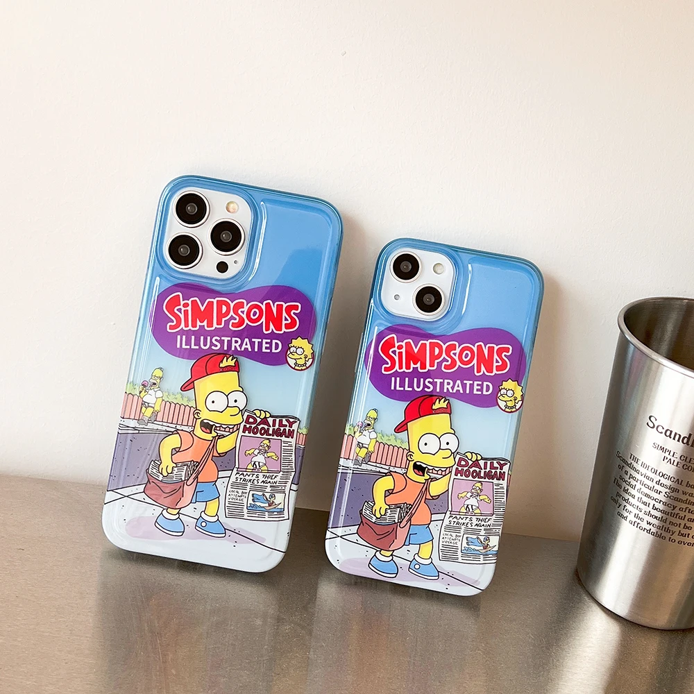 New Anime Simpsons Phone Case for IPhone 14 13 12 11 Pro Max X XR XS MAX 7 8Plus Soft Rubber Anti-drop Back Cover
New Anime Simpsons Phone Case for IPhone 14 13 12 11 Pro Max X XR XS MAX 7 8Plus Soft Rubber Anti-drop Back Cover