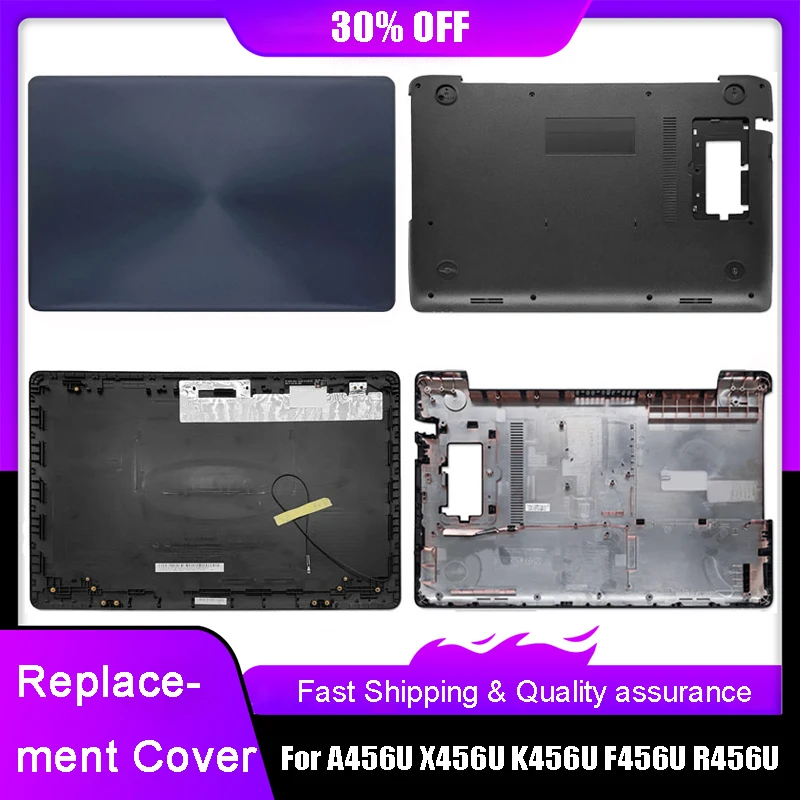 Новая задняя верхняя крышка ЖК-дисплея для ноутбука Asus A456U X456U K456U F456U R456U Нижняя