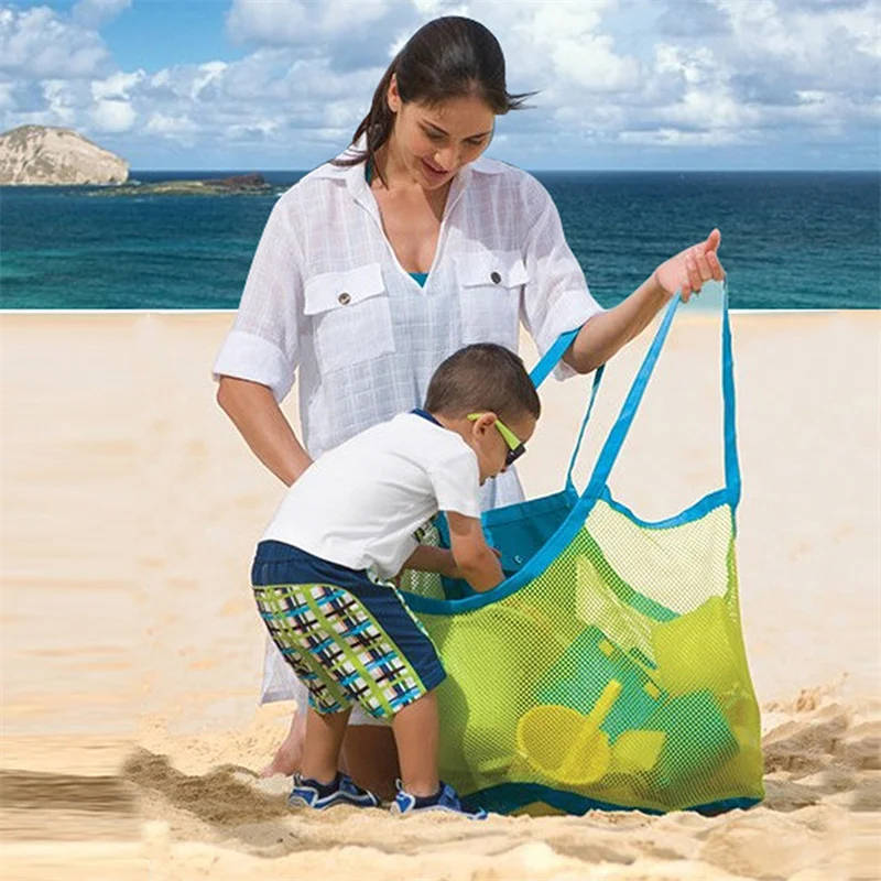 

Handbag Extra Large Nets Bag For Storing Sundries Outdoors Mesh Beach Bag Classic Swim Childrens Toy Storage Bag Fashion New