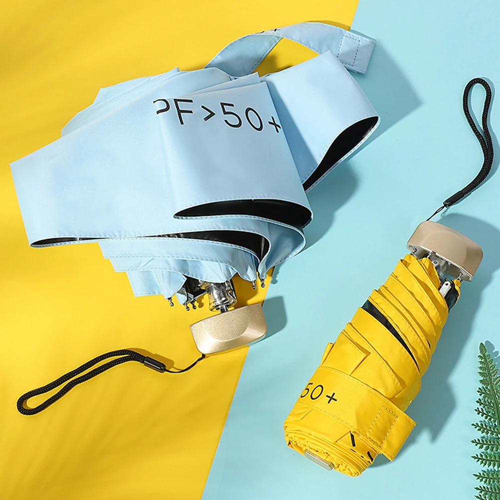 Mini Folding Umbrella UPF50+ Anti-UV Windproof Pocket Umbrella For Sun And Rain Portable 6-Ribs Summer Umbrella
Mini Folding Umbrella UPF50+ Anti-UV Windproof Pocket Umbrella For Sun And Rain Portable 6-Ribs Summer Umbrella