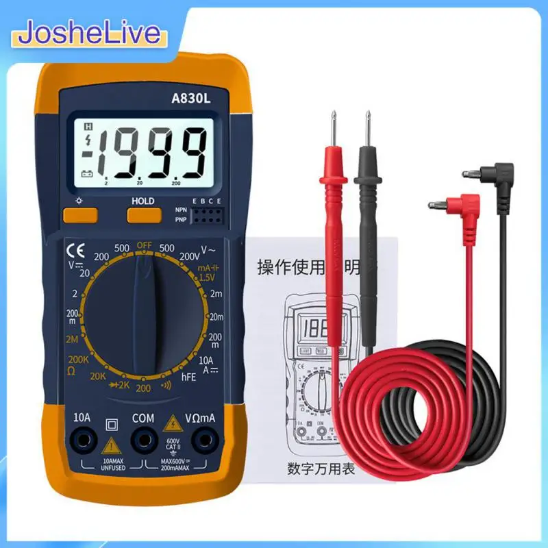 

A830l Current Tester With Buzzer Function Multimeter Ac Dc Voltage Ac Dc Current Meter Tools And Gadgets Lcd Digital