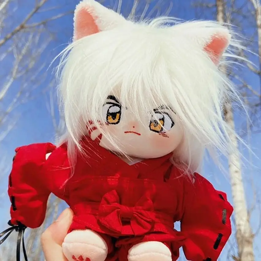 Симпатичная плюшевая хлопковая набивная кукла Inuyasha аниме ролевое платье одежда
