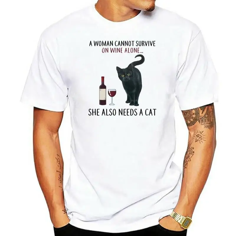 A Woman Cannot Survive On Wine Alone She Needs Cats Unisex Men Women T-Shirt Top Quality Tee Shirt Funny
A Woman Cannot Survive On Wine Alone She Needs Cats Unisex Men Women T-Shirt Top Quality Tee Shirt Funny