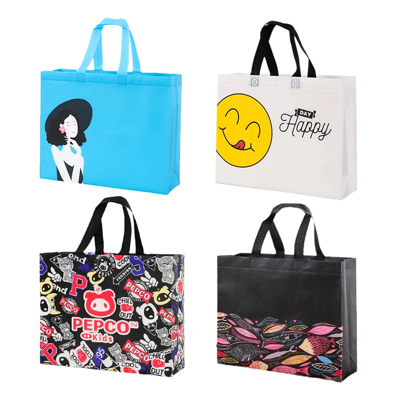 10 Pcs of Fashionable Printed Shopping Bags Non-woven Environmentally Friendly Handbags Clothing Packaging Reusable Storage Bags
10 Pcs of Fashionable Printed Shopping Bags Non-woven Environmentally Friendly Handbags Clothing Packaging Reusable Storage Bags