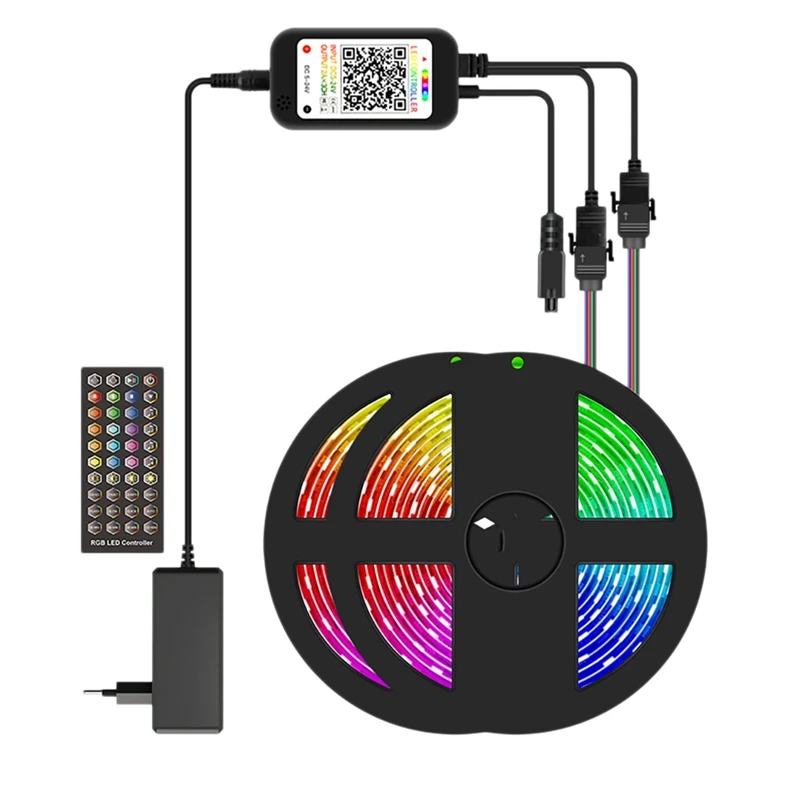 RGB Light Bar SMD 5050 LED Light Rope Bluetooth Controller Sync To Music Band Remote Control For Party 2X5M
RGB Light Bar SMD 5050 LED Light Rope Bluetooth Controller Sync To Music Band Remote Control For Party 2X5M