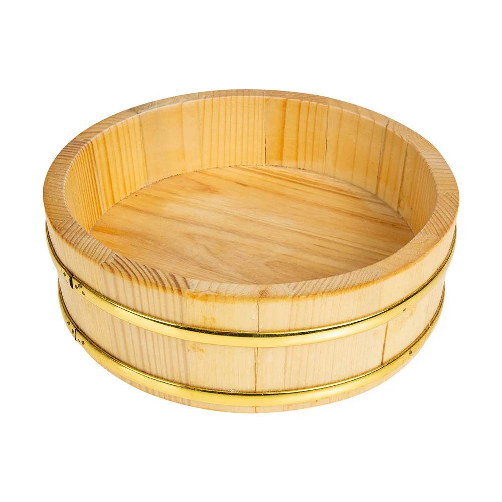 Rice Sushi Wooden Bowl Bucket Tub Oke Mixing Hangiri Wood Japanese Box Steamer Small Containerservinground Basket Cooking Tray 
Rice Sushi Wooden Bowl Bucket Tub Oke Mixing Hangiri Wood Japanese Box Steamer Small Containerservinground Basket Cooking Tray