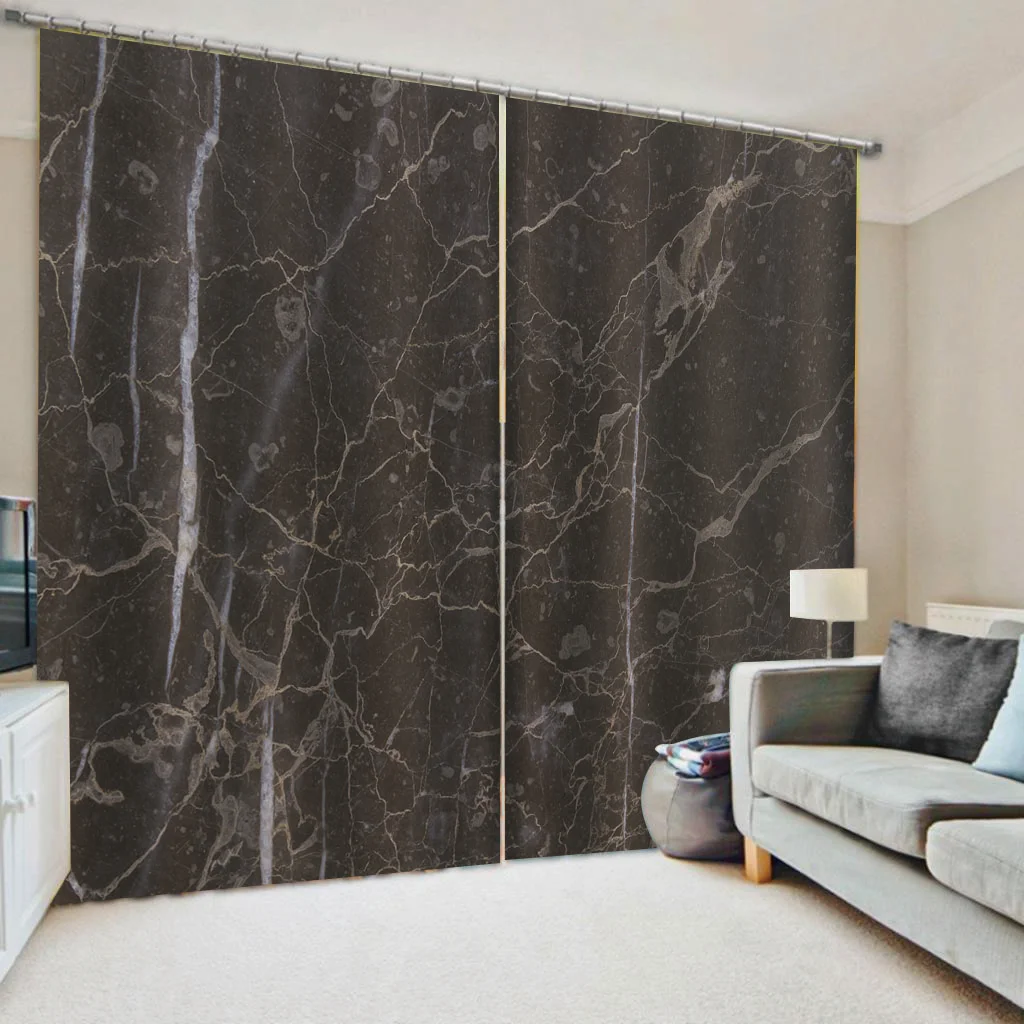 Black And White Gold Marble Texture Series Luxury Living Room Decoration Bedroom Home Sunshade Thin Curtains
Black And White Gold Marble Texture Series Luxury Living Room Decoration Bedroom Home Sunshade Thin Curtains