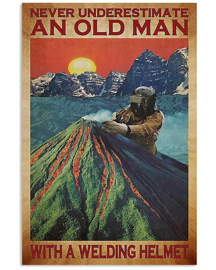 Metal Plaque Never Underestimate An Old Man With A Welding Helmet Tin Sign Farm Home Bedroom Wall Decoration Plaque Metal Plate
Metal Plaque Never Underestimate An Old Man With A Welding Helmet Tin Sign Farm Home Bedroom Wall Decoration Plaque Metal Plate