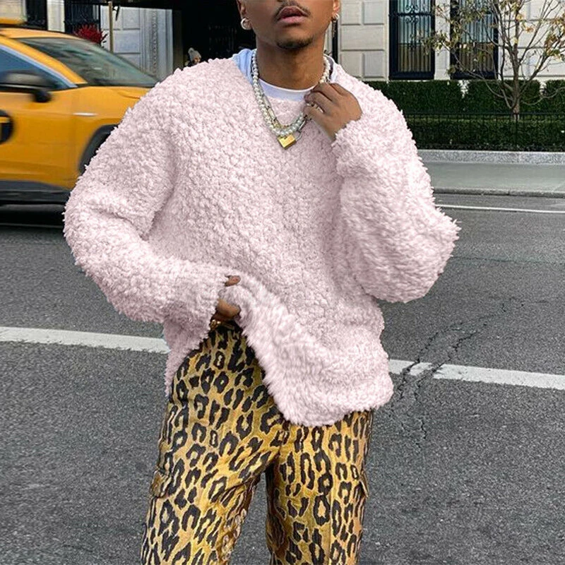 New Fashion Solid Color Fleece Sweater For Men 2022 Fall Winter Leisure Loose Long Sleeve Crew Neck Wool Pullover Mens Sweaters
New Fashion Solid Color Fleece Sweater For Men 2022 Fall Winter Leisure Loose Long Sleeve Crew Neck Wool Pullover Mens Sweaters
