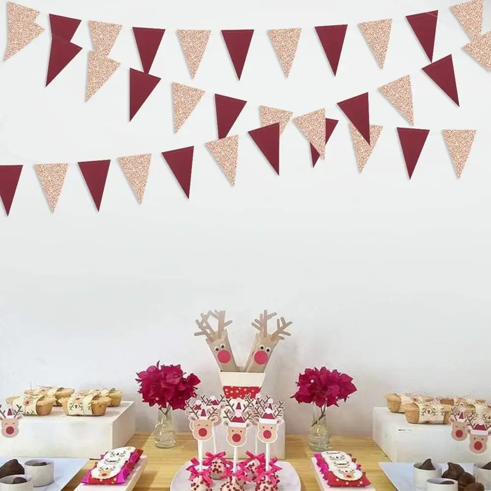 3M New Triangle Banner Rose Gold Paper Bunting Garland Wedding Banner Graduation Baby Shower Birthday Party Hanging Room Decor
3M New Triangle Banner Rose Gold Paper Bunting Garland Wedding Banner Graduation Baby Shower Birthday Party Hanging Room Decor