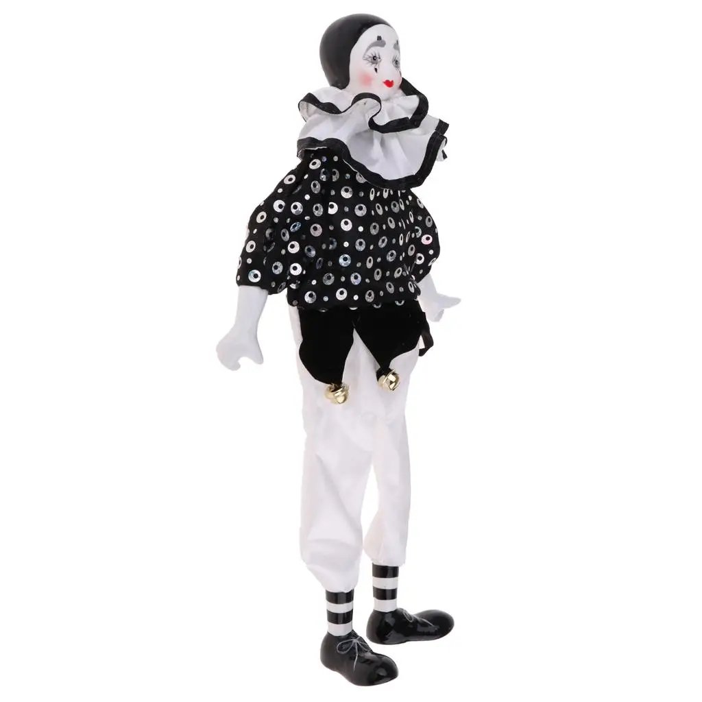 Clown Doll Figurine with Colorful Clothes and Hat Hand Painted for Christmas Halloween Toy Gift#4
Clown Doll Figurine with Colorful Clothes and Hat Hand Painted for Christmas Halloween Toy Gift#4
