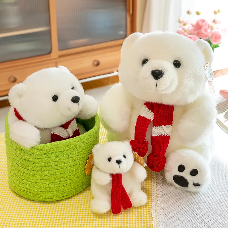 aomede 35cm Scarf Polar Bear Plush Toy Cute Little White Bear Doll Doll Baby Child Pillow Pendant Doll Pendant
aomede 35cm Scarf Polar Bear Plush Toy Cute Little White Bear Doll Doll Baby Child Pillow Pendant Doll Pendant