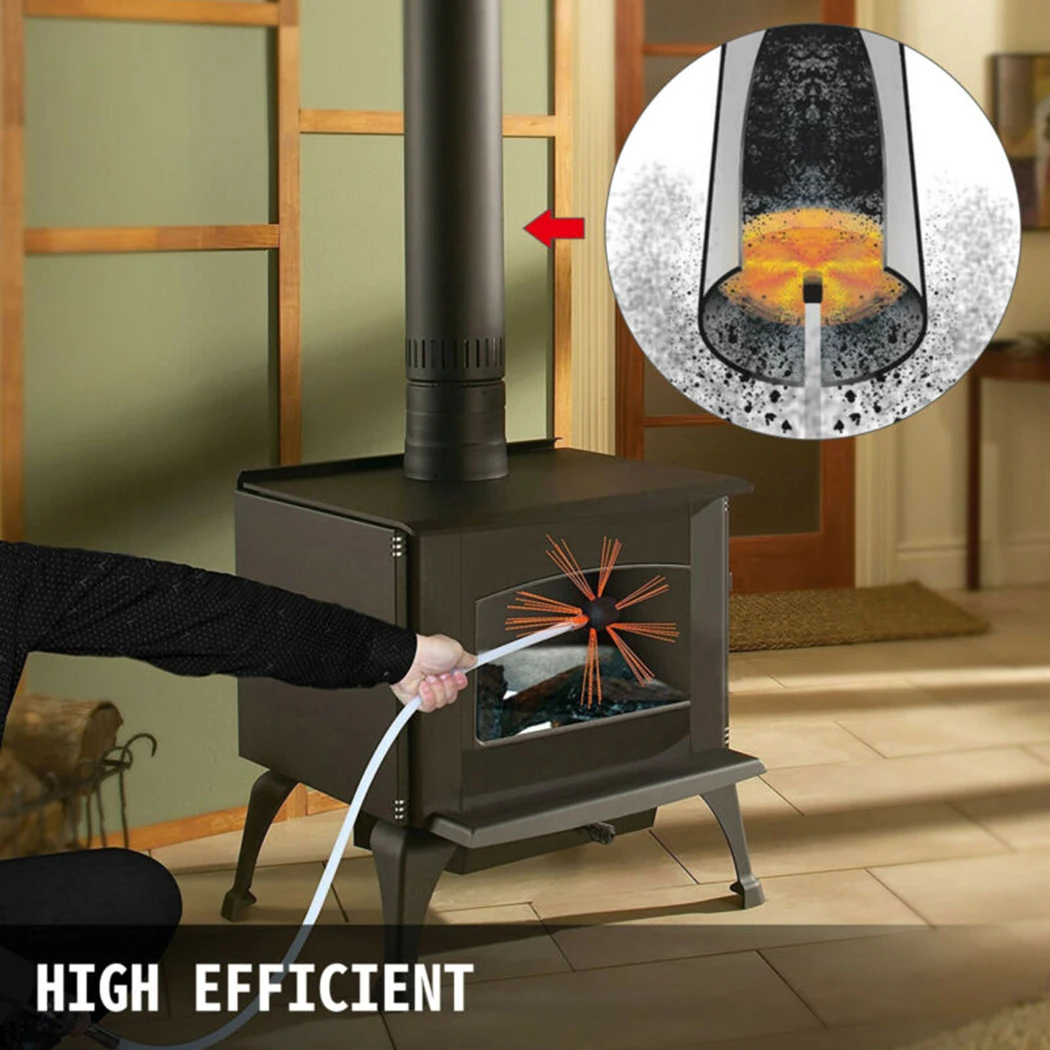 Parts Rod Tools Fireplace Flexible Nylon Remove soot Rotating Sweeping White 39.5inch 45-degree Brush Cleaning
Parts Rod Tools Fireplace Flexible Nylon Remove soot Rotating Sweeping White 39.5inch 45-degree Brush Cleaning