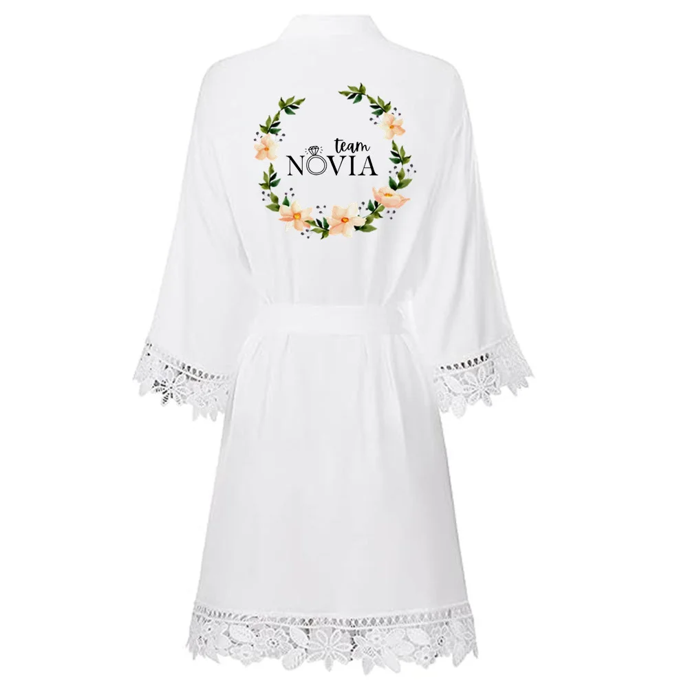 Satin Silk Robes Wedding BathRobe Bride Bridesmaid Dress Gown Women Clothing Sleepwear XKMH018
Satin Silk Robes Wedding BathRobe Bride Bridesmaid Dress Gown Women Clothing Sleepwear XKMH018