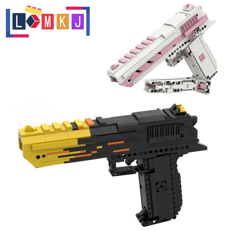 Military Gun Desert Eagle Building Blocks Can Shoot Moc Model Swat Gun Assembly Weapon Pistol WW2 Toys for Children Kids Gifts
Military Gun Desert Eagle Building Blocks Can Shoot Moc Model Swat Gun Assembly Weapon Pistol WW2 Toys for Children Kids Gifts