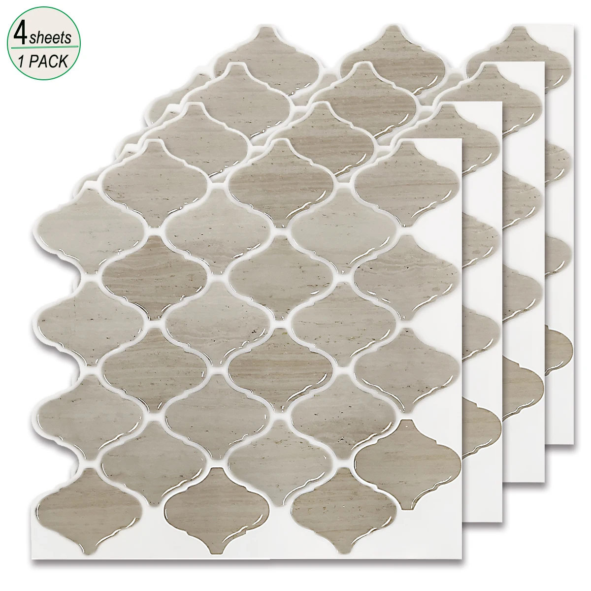 Vividtiles 3D Lantern Wall Tiles Self Adhesive Vinyl Wall Stickers Peel and Stick Wall Backsplash Sticker - 4 Sheet
Vividtiles 3D Lantern Wall Tiles Self Adhesive Vinyl Wall Stickers Peel and Stick Wall Backsplash Sticker - 4 Sheet