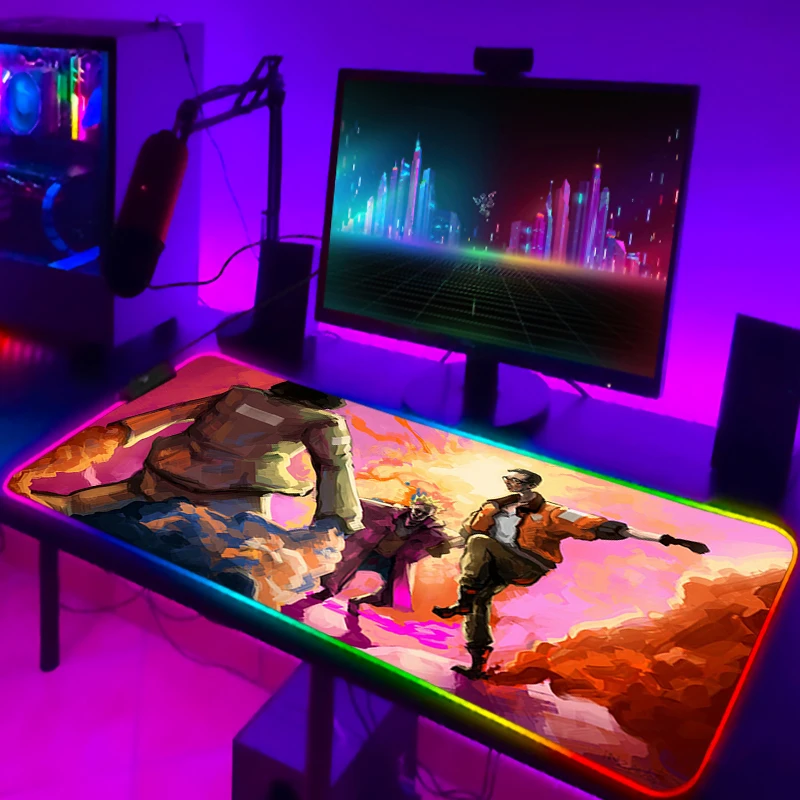 Luminous Gamer Keyboard RGB Cabinet Disco Elysium Gaming Mouse Mat Backlight Pad LED Xxl Pc Mousepad Mats Carpet Desk Mause Mice
Luminous Gamer Keyboard RGB Cabinet Disco Elysium Gaming Mouse Mat Backlight Pad LED Xxl Pc Mousepad Mats Carpet Desk Mause Mice