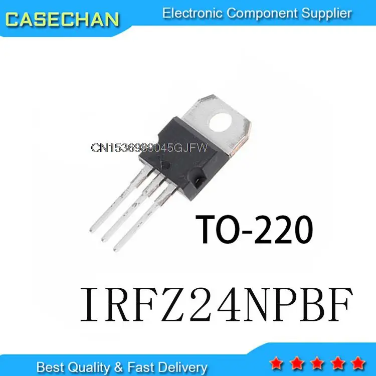 50 шт./лот Новый и оригинальный IRF Z24N IRFZ24N IRFZ24 TO-220 IRFZ24NPBF | Электронные компоненты