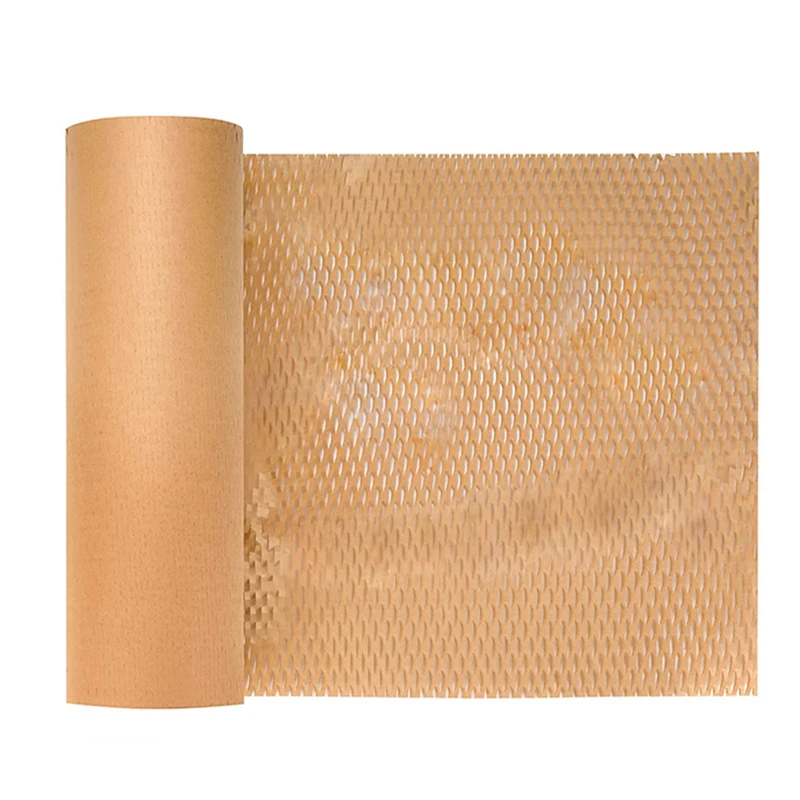 15.7Inchx98ft Eco-Friendly Honeycomb Cushioning Protective Wrap For Packing/Storing Delicate Items,Easy To Dispense Roll
15.7Inchx98ft Eco-Friendly Honeycomb Cushioning Protective Wrap For Packing/Storing Delicate Items,Easy To Dispense Roll