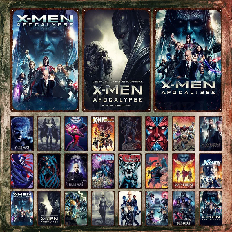 Металлический постер Marvel X-Men: Apocalypse, классический научная фантастика, экшн-фильм, жестяные знаки, настенные наклейки, пластина, железная жив...
Металлический постер Marvel X-Men: Apocalypse, классический научная фантастика, экшн-фильм, жестяные знаки, настенные наклейки, пластина, железная жив...